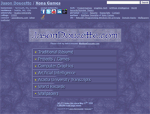 Tablet Screenshot of jasondoucette.com